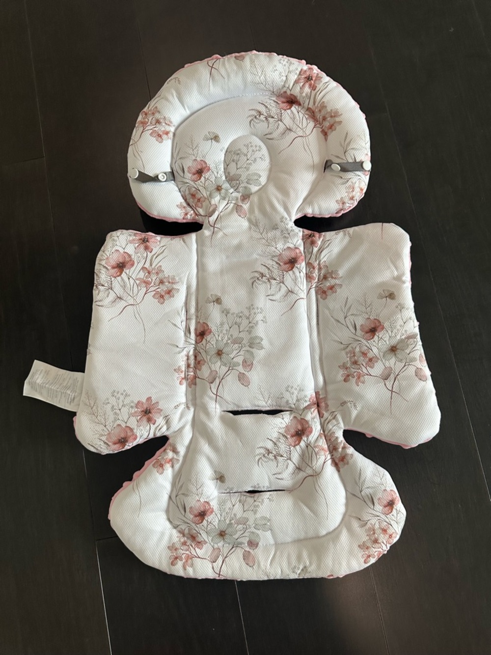 Floral Infant Stroller/Seat Insert - Pink Floral